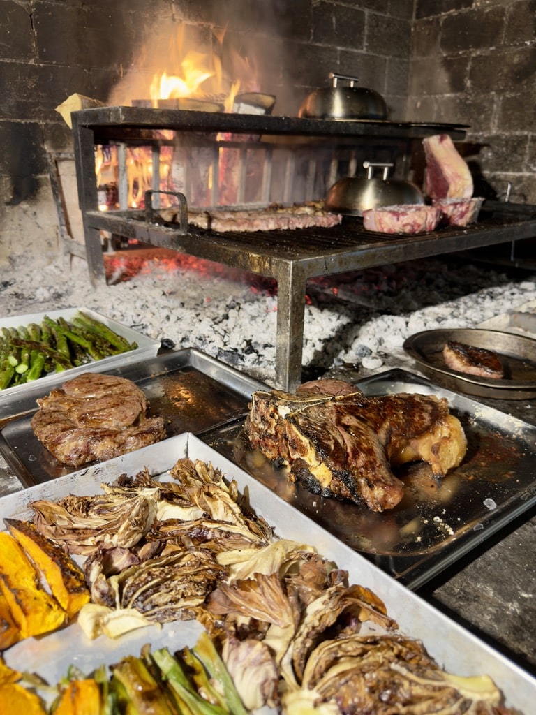 La Nunziadêina’s wood-fired grill